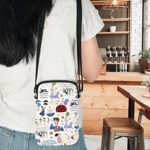 Durable Mary Poppins Crossbody Bag - Spacious, Stylish & Ideal for Travel - Picture 7 of 7